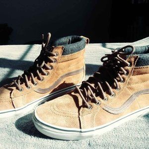 Men's 11 - Van's Sk8 Hi MTE Weatherproof Suede